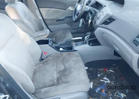 2012 Honda Civic Hybrid from USA, damaged, VIN JHMFB4F27CS011265